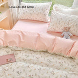 Ins Nordic Butterfly Bedding Set Flat Bed Sheet Duvet Cover Twin Full Queen Nordic Bed Linen Boy Girl Bedding Sets