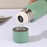 500ml Business Thermal Water Bottle With Temperature Display,Double-layer Stainless Steel Vacuum Flask,Gift,Portable Thermos Cup