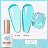 10ml Blossoming Gel Nail Polish Clear Watercolor Spreading Effect Functional Gel Easy To Apply Nail Art Design Home
