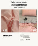 Solid Color Bedding Set Twin Full Queen Size Bed Flat Sheet Soft Kids Adults Duvet Cover Set Quilt Cover Pillowcases Bed Linen