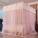 Romantic Double Layer Mosquito Net Without Frame Palace Bed Curtain Tent Lace Princess Style Girl Bed Room Decoration