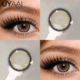 Colored Contact Lenses Makeup Green Lenses Beauty Siri Blue Colored Pupils Cosmetic Natural Brown Pupils 14.5mm Big Eyes