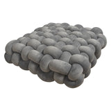 Square Knot Stuffed Cushion Nordic Aesthetic Pillow Decorative Plush Pillow Office Sleeping Floor Windowsill Back Cushion Decor