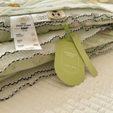 Princess Summer Quilt Washed Cotton Air Conditioner Student Dormi Thin Quilt With Lace Skin-friendly Soft Blanket Home Textiles