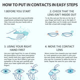 1pcs Hot Selling Cosplay Color Contact Lenses with Prescription Blue Beatuy Contacts Lens Makeup Yearly Fast Delivery