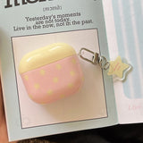 Lovely Pink Earphone Case For Apple AirPods Pro 2 Soft Cover Cute Yellow Star Pattern Silicone Protector For AirPods 1 2 3 4