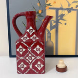 American Oil Pot Household Style Ceramic Bottle Chili Bottle Soy Sauce Vinegar Olive Oil Storage Container Kitchen Accessories