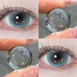 2PCS Myopia Contact Lenses for Eyes Color Prescription Korean Pupils Parkas Makeup Beauty Contact Lenses Year Fast Blue