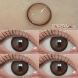 1 Pair Myopia Color Contact Lenses for Eyes with Prescription Makeup Eye Color Lenses Beauty Pupils Fashion Blue Lenses