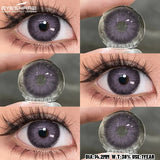 1 Pair Brown Color Contact Lenses for Eyes Big Eyes Natural Lenses Beautiful Pupils Cosmetics Gray Lens Color Women