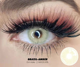 1Pair Brazil Famous Solitica Natural Color Lens Color Contact lens Soft Contact Lenses Cosmetic Color Lens Eyes