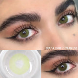 2pcs Blue Green Contact Lenses Yearly New Colored Lens Brown Natural Cosmetic Gray Big Eyes Student Beauty Pupil