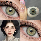 Green World 1 Pair New Product Color Contact Lenses Degrees Fashion Comfort Soft Nature Blue Grey Lenses