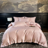 600TC Egyptian Cotton Jacquard Embroidery Bedding Set Queen King Size Duvet Cover Set With Bed Sheet /Fitted Sheet Pillowcases