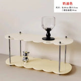 2-3 Layer Acrylic Display Stand Cup Rack Countertop Organizer Rack Restaurant Side Cabinet Organizer Rack Perfume Display Racks