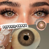 1Pair New Colored Contact Lenses Natural Brown Eye Lenses Blue Eye Lenses Fashion Beauty Contacts Gray SoftLens Yearly