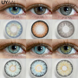 NEW Color Contact Beauty Green Eyes Lens 14.5 Big Eyes Blue Colorcon Siri Pro Natual Brown Lens Cosmetic Beauty Colorcon