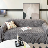 Autumn Taffeta Fleece Sofa Blanket Soft Comfortable Protective Cover for 1-4 Seater Sofas Jacquard Plush Throws Blanket