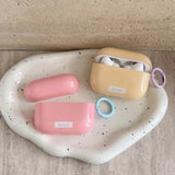 Summer pure color headset case for apple airpods 2 1 2nd 3 charging box fundas for airpod pro 5 colors ins yellow green blue
