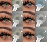 Natural Brown Lenses Eyes Colored Cosmetic Contact Lens Blue Gray Eye Lens Green Eyes Contacts Yearly  Beauty Pupils