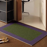Cuttable PVC Colorful Welcome Doormat House Entrance Mat Rug Carpet Anti Dust Floor Tidy Pad Outdoor Aesthetic Home Room Decor