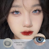2pcs Cyberpunk Blue Contact Lenses for Eyes Fashion Color Pupils Beauty Eye Color lenses Natural Gray Lens Myopia Lenses