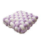 Square Knot Stuffed Cushion Nordic Aesthetic Pillow Decorative Plush Pillow Office Sleeping Floor Windowsill Back Cushion Decor