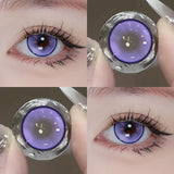 1pair Cosplay Color Contact Lenses Anime Blue Yellow Pupil 6months Halloween Cute Eye Circle Lens 14.5mm