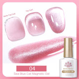 10ml Winter Water Light Cat Magnetic Gel Nail Polish Nail Supplies Vernis Semi Permanent Gel Christmas Xmas Gel