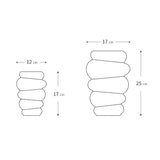 Ceramic Vase Matte Irregular Tabletop Flower Arrangement Device Hydroponic Vases Home Decoration