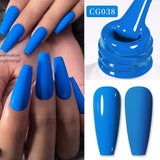 10ml Glitter Sequins Gel Nail Polish Shining Soak Off UV Semi-permanent Varnish Base Top Coat Hard Gel Design