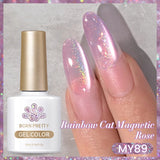 Auroras Cat Magnetic Gel Nail Polish Reflective Sparkling Glitter Semi Permanent Nail Art Soak Off LED UV Gel Varnis