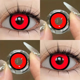 Eye Eyes Color Contacts Colored Contact Lenses Lens Small Pupil Beauty Halloween Cosplay Anime Pink Blind 2Pcs 1 Year