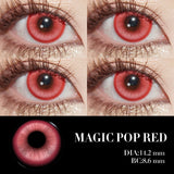 Anime Colored Contact Lenses Miku Cosplay Coloured Contact Lens Yearly Beauty Small Pupils Lens Pink Eye Lenses