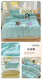 Solid Color Bedding Set Kids Twin Full Queen Size Washed Cotton Single Couple Duvet Cover Set Quilt Cover Pillowcases Bed Linen