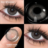 Colored Contacts Lenses Grey Lense Natural Brown Eyes Contact Blue Eyes Lenses Cosmetic Soft Eye Lens Beauty Pupils