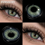 New Contact Lenses Natural Brown Eye Makeup Contacts Grey Color Lens Korean Softlens Yearly Cosmetics for Women
