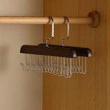 2Pcs Belt Hanger Wooden Belt Organizer for Closet Rack for Storage Sturdy Belt Holder Space Saver for Belt Tie Bra Accessories