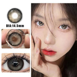 1Pair New Contact Lenses for Eye color Lenses Rock Sweetheart Pink Lenses Degree Prescription -0.00to-8.00 Beauty Pupils