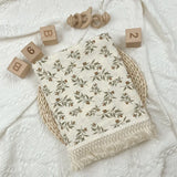 Floral Print Baby Muslin Blanket Newborn Babies Accessories Cotton Swaddle Wrap Soft Diapers for New Born Bed Cover Quilt Manta