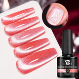 7.5ml Golden Gradient Cat Eye Nail Polish Gel Phototherapeutic Gel Soak Off Nail Magnetic Gel Polish Nail Art DlY