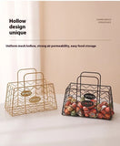 Handheld Coffee Capsule Storage Basket Candy Snack Storage Frame capsule organizer Fruit Basket Living Room Desktop Decoration