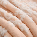New Christmas Snowflake Fleece Blanket Double Layer Thick Warm Throws Blankets for Sofa Bed SpringAutumn Faux Wool Blanket