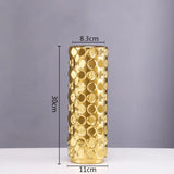 Ceramic Vase Light Luxury Tabletop Hydroponic Flower Arrangement Vases Modern Home Decoration Accessories