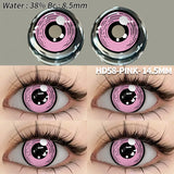 Colored Contact Lenses 2pcs Purple Contact Lenses Anime Cosplay Contact Eye Lenses Halloween Beauty Makeup Color Lens