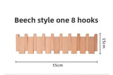 xyloid Coat Racks Wall Hanging Wall Entry Door Porch Hanging Coat Rack Perforated Solid Wood Creative Piano Keys Clothes Hook