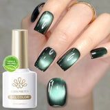 10ml Cat Magnetic Eye Gel Polish Glass Bead For Autumn Winter Crystal Semi Permanent Glitter Soak Off HEMA/TPO FREE