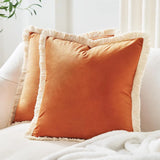 45x45CM Chenille Fresh Throw Pillow Cover Soft Comfortable Stamping Waist Cushion Cover Decor Home Decorative Pillowcase