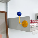 Non perforated magnetic hook for bathroom and kitchen, strong and seamless magnetic suction hook for refrigerator