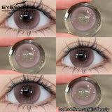 1 Pair Blue Color Contact Lenses for Eyes Cosmetic Korean Brown Contact Cosmetic Eye Contacts lenses doll'eye softlenses